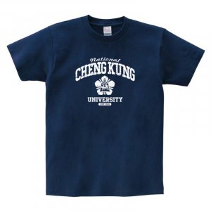 NCKU學院風棉短T_深藍