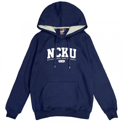 NCKU經典款刷毛帽T_深藍 NCKU經典款刷毛帽T_深藍
