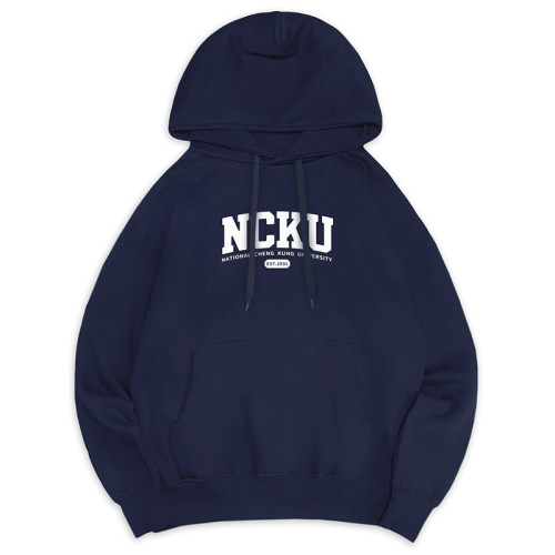 NCKU經典款刷毛帽T_深藍 NCKU經典款刷毛帽T_深藍