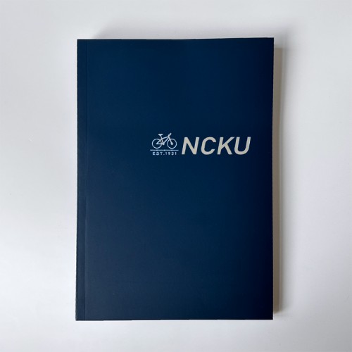 NCKU深藍燙銀筆記本(A5)＿腳踏車款