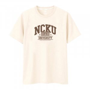 NCKU建築款純棉短T_杏樹白