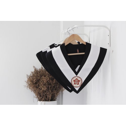 NCKU電繡畢業領巾_白色(車縫款)