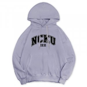 【最後20件，售完不補】NCKU午厚時光落肩帽T_藍莓奶霜戚風