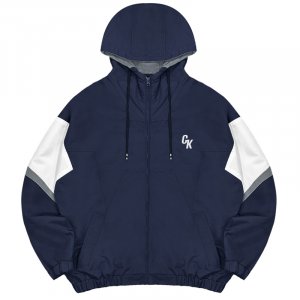 【最後十件，售完不補】NCKU復古撞色運動夾克_午夜藍