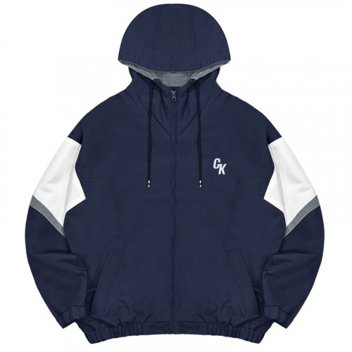 【最後十件，售完不補】NCKU復古撞色運動夾克_午夜藍