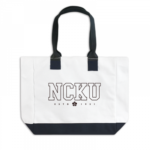 NCKU帆布托特包_白