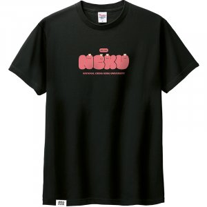 【最後五件，售完不補】Colaz X dtto friends合作款_NCKU腸太郎純棉短T_經典黑