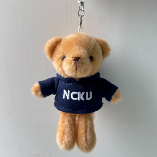 NCKU帽T小熊掛飾鑰匙圈_深藍