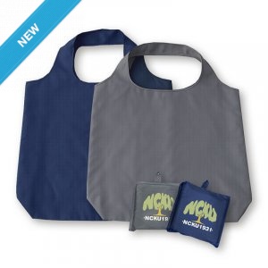 NCKU提背兩用摺疊收納袋_灰/藍