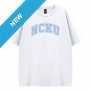 NCKU好涼的寬版短T_雪花冰(白)