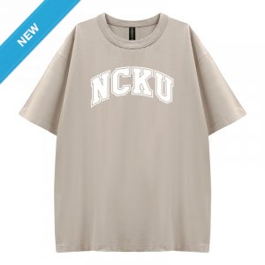 NCKU好涼的寬版短T_花生冰(卡其)