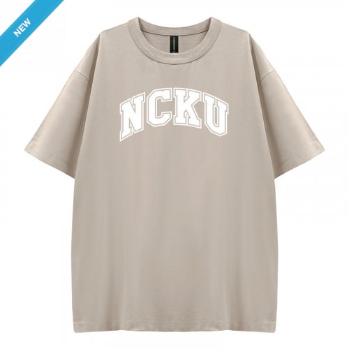 NCKU好涼的寬版短T_花生冰(卡其)