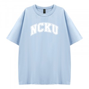 NCKU好涼的寬版短T_蘇打冰(藍)