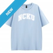 NCKU好涼的寬版短T_蘇打冰(藍)