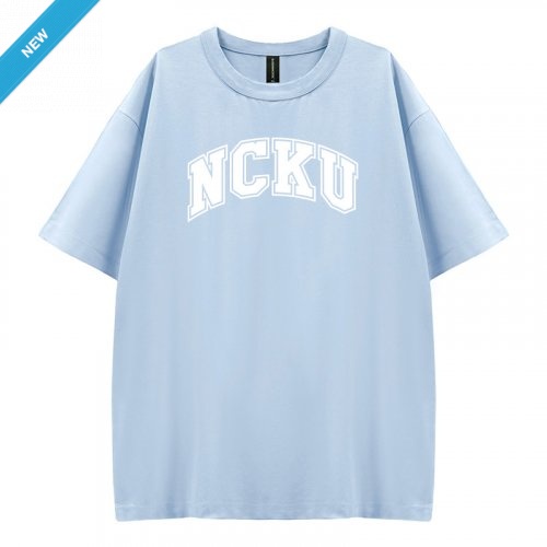 NCKU好涼的寬版短T_蘇打冰(藍)