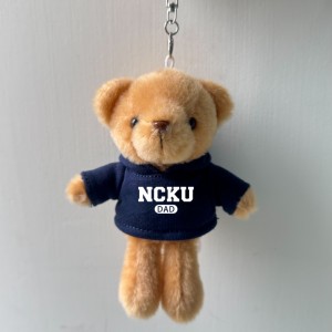 【我們這一家】NCKU小熊掛飾鑰匙圈_DAD帽T_深藍