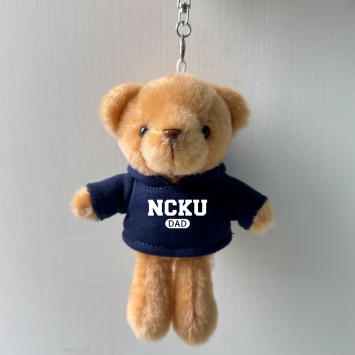 【我們這一家】NCKU小熊掛飾鑰匙圈_DAD帽T_深藍