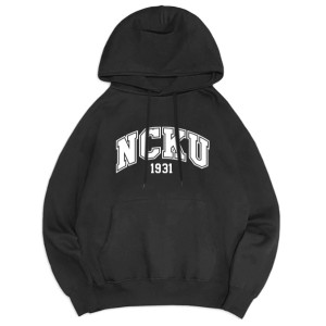 【新色登場】NCKU冬日輕甜系落肩帽T_可可黑