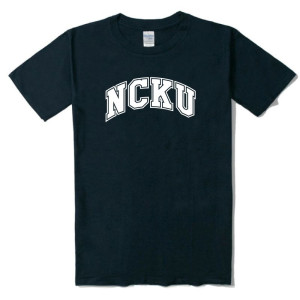 NCKU經典字框款純棉短T_深藍