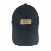 NCKU皮革標老帽_黑