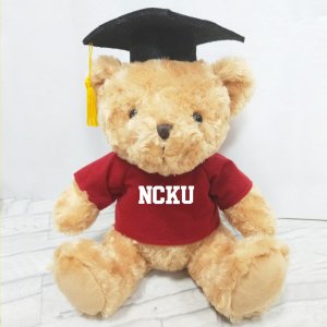 【現貨開賣，限量搶購】NCKU畢業小熊-經典紅色短T款