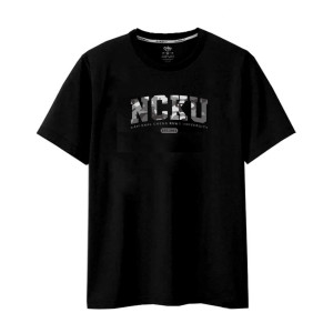 【最後兩件S，售完不補】NCKU經典復刻款純棉短T＿霧黑迷彩_黑