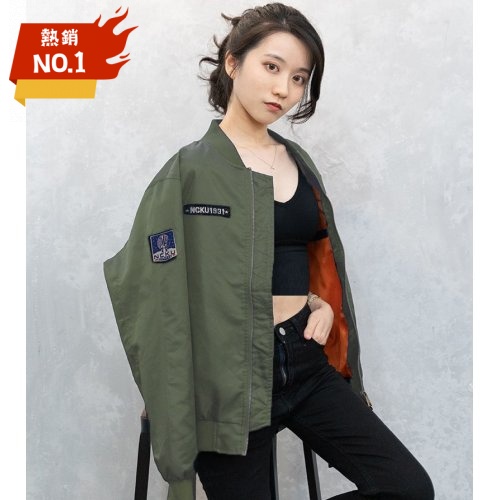 NCKU FORCE MA-1飛行夾克2.0_軍綠