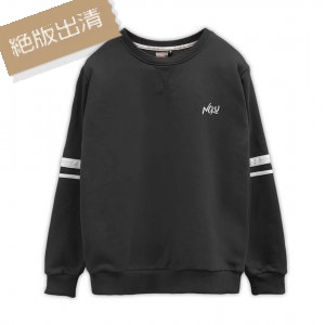 【最後三件，售完不補】NCKU小logo美式簡約雙線大學T_經典黑